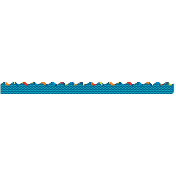 CD-108178 - Bubbly Blues Scalloped Borders by Carson Dellosa