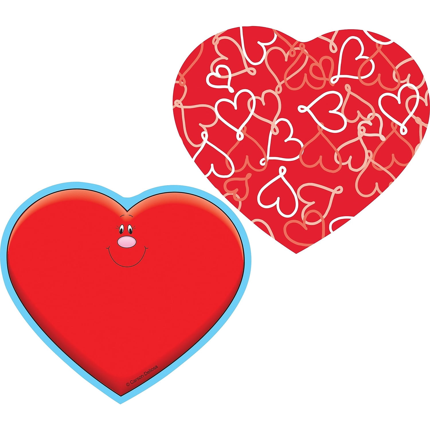 CD-120021 - Hearts Mini Cut-Outs, Pack of 36 by Carson Dellosa ...