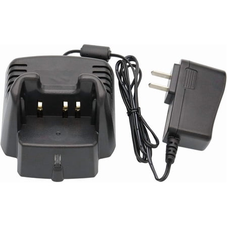 CD-34 Rapid Charger Compatible for Yaesu/Vertex Standard VX-231, VX-351, VX-354 VX-228 VX-241 VX-350 Walkie Talkie FNB-V103Li, FNB-V104Li, FNB-V95Li, FNB-V96Li Battery Charger