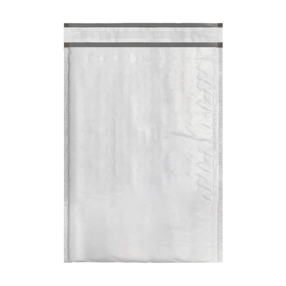 MMBM #CD Poly Bubble Mailers 7.25" x 9" Self Adhesive Seal White Padded Envelopes for Packaging 500 Pieces