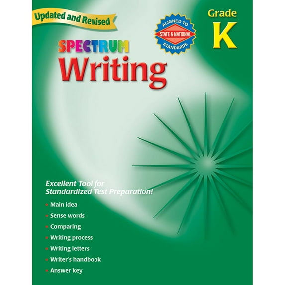 CD-704068 - Spectrum Writing Gr K by Carson Dellosa