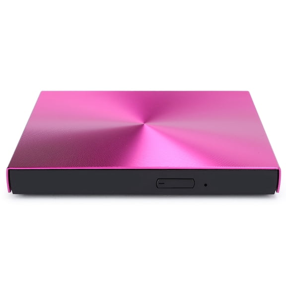 CD , CD Writer, Plug And Play, For Office Business Laptop Rose Red