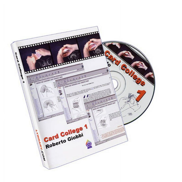 Roberto Giobbi Card College 1 & 2 DVD版 CD Card College #1 E-Book by Roberto Giobbi - DVD - Walmart.com