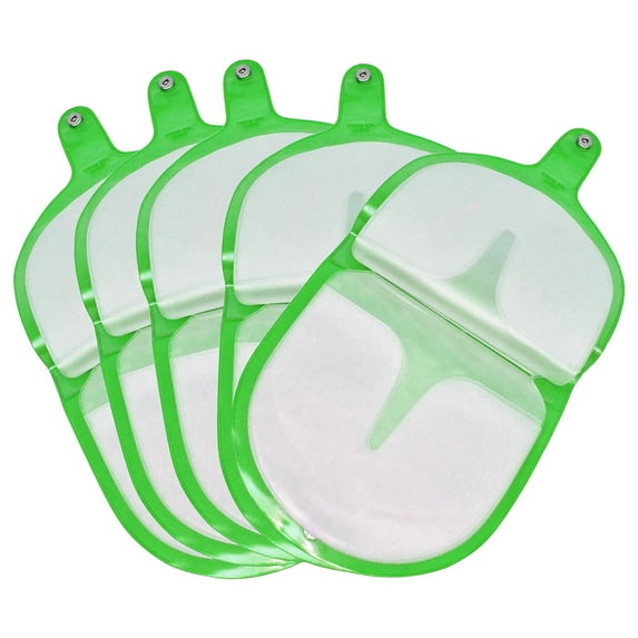 CD Carrying Case - 12 Disc CD/DVD/Game Transparent Vinyl Storage Wallet - CD Case - DVD Wallet Case, Green - Lot of 30.