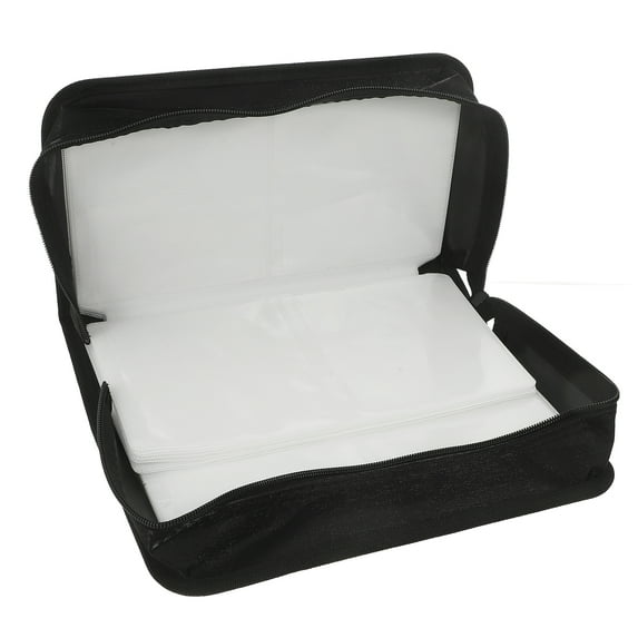 CD Case 128 Capacity DVD Storage Case Rectangle CD Holder Storage Case Car CD Pouch