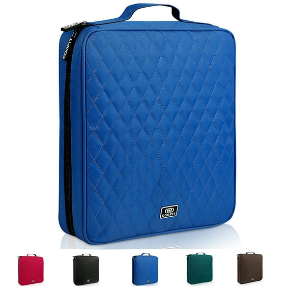 CD Case 160 Capacity Nylon Heavy Duty DVD Holder CD Organizer CD Storage Case