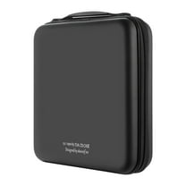 WSYW 80 Disc CD DVD Case Storage Bag Portable PU Leather Organizer ...