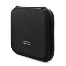 CD Case, 28 Capacity EVA DVD Case Black Portable Zipper Holder Disc Storage Organizer Wallet