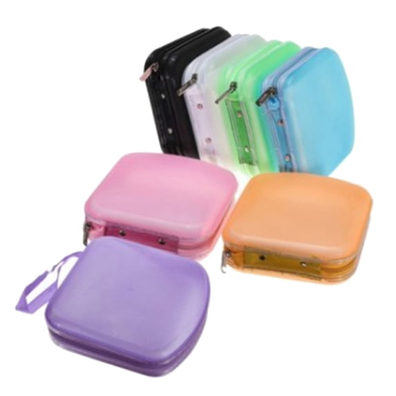 CD Case,CD DVD Heavy Duty Wallet Storage Organizer Holder VCD Binder Bag Album Booklet 38 Disc Portable CD DVD Blueray Wallet Storage Bag Zipper Album Holder Case