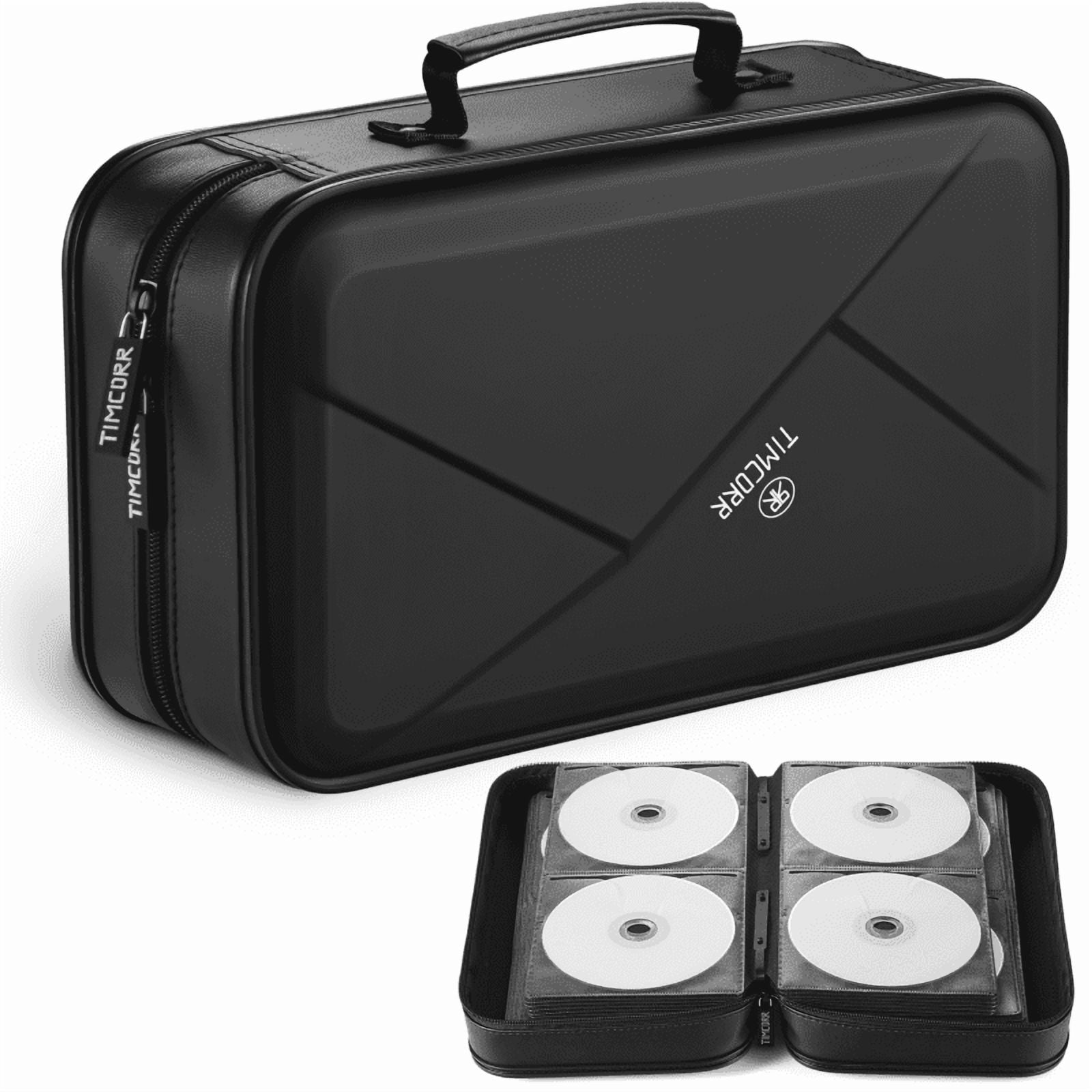 CD Case DVD Holder Storage, 144 Capacity DVD Cases Organizer Portable ...