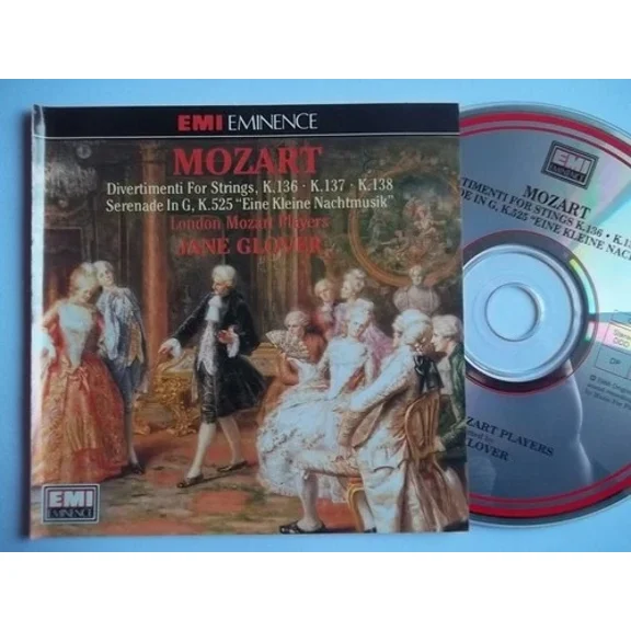 CD-EMX 2143 Mozart Divertimenti/Nachtmusik London Players Jane Glover CD - Music - Sold by gmusic