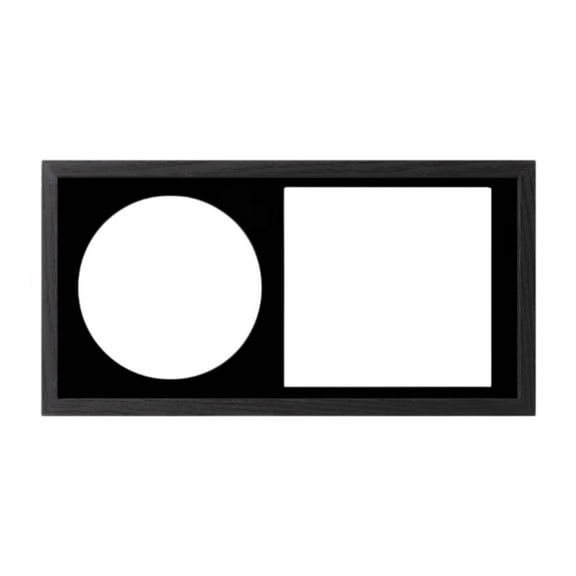 CD Music Frame Display Disc Case Memorabilia Box Wall Mounted Design for Home Decor Birthday Presents