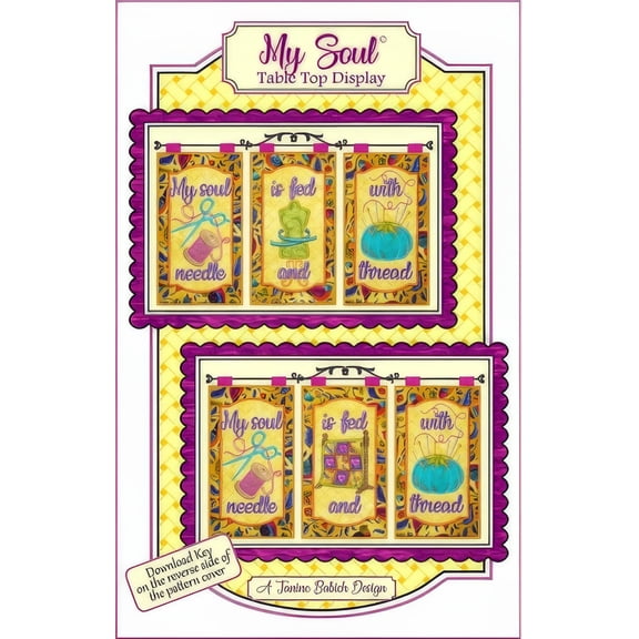 CD - My Soul Table Top Display Machine Embroidery by Janine Babich Design
