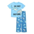 thumbnail image 1 of Wonder Nation Boys Graphic Tee and Wide Leg Pants Sleep Set, 2-Piece, Sizes 4-18, 1 of 3