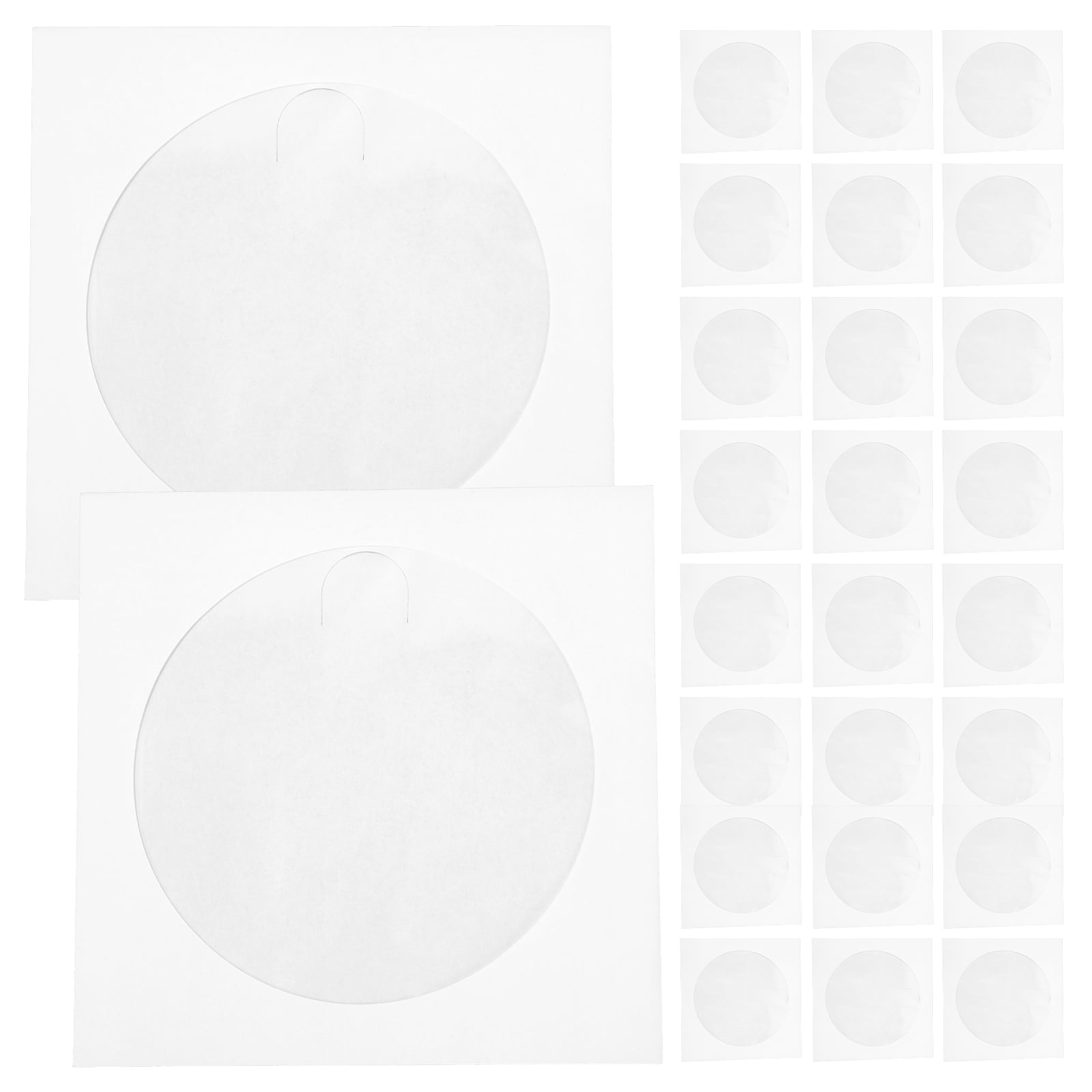 ifundom Dvd Storage Bags General Users for Reference Room Use 100Pcs 4 ...