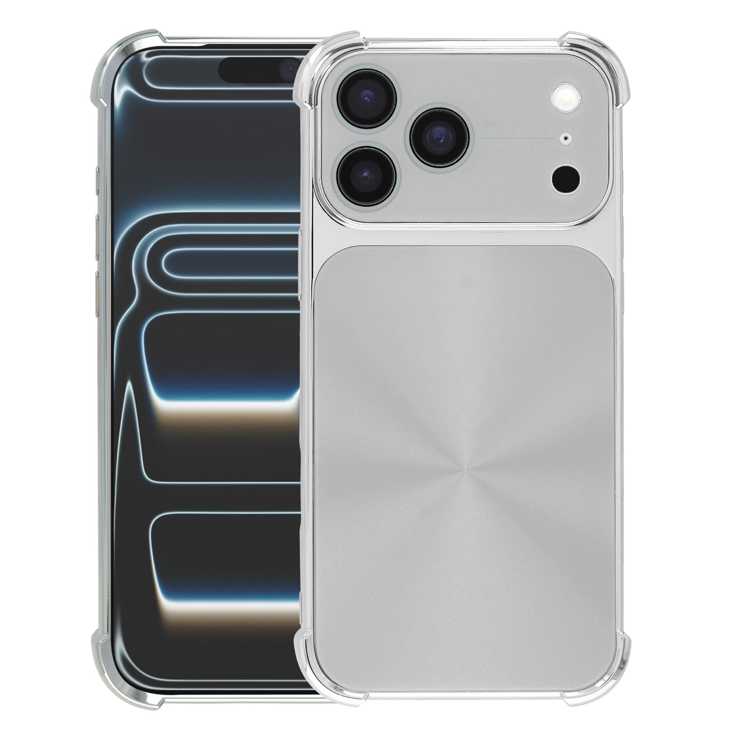 CD Pattern Magnetic Protective Case for iPhone 17 Pro Max - Grey