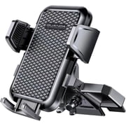 GUANDA Car Sturdy CD Slot Phone Mount, Anti-Vibration, Rotatable Universal Firm-Hold CD Player Phone Holder for Car, Single-press Release, Heat-Resistant, Compa