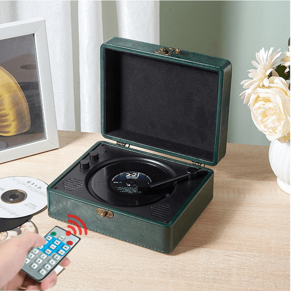 CD Player with Bluetooth - Retro Desktop CD Players for Home CD Player with Speakers, Built in HiFi Bluetooth 5.0 FM-Support AUX/USB, Headphone Jack CD Player Protable for Kids, Gift