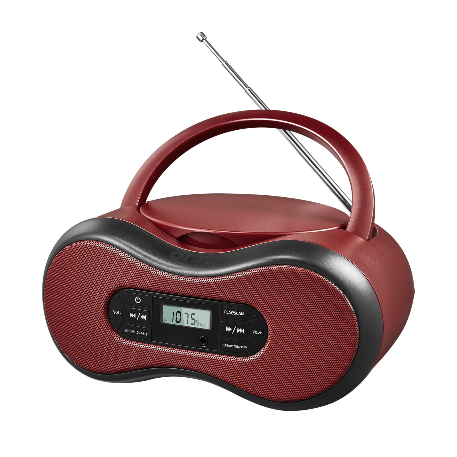 CD Player Boombox with Bluetooth,FM Radio,3.5mm Aux Input,Does Not Support Playing MP3 Format Discs