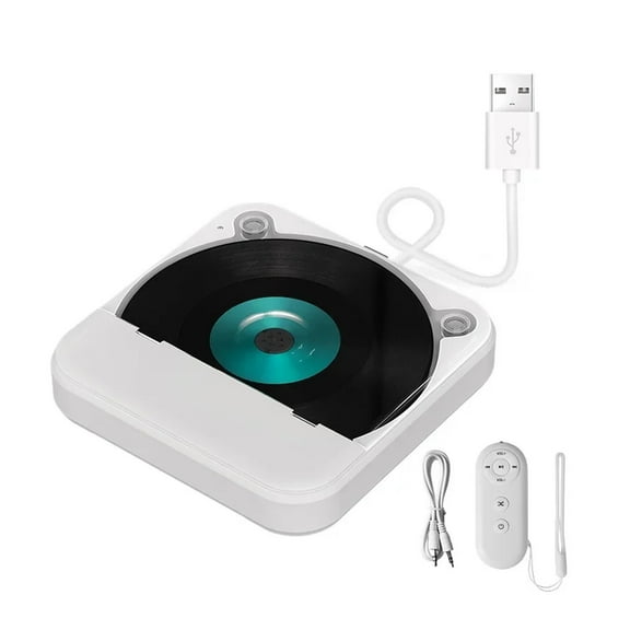 CD Player KC-606 External Car Player with USB/AUX Lossless Connection Portable CD Player ,Multi-Functional