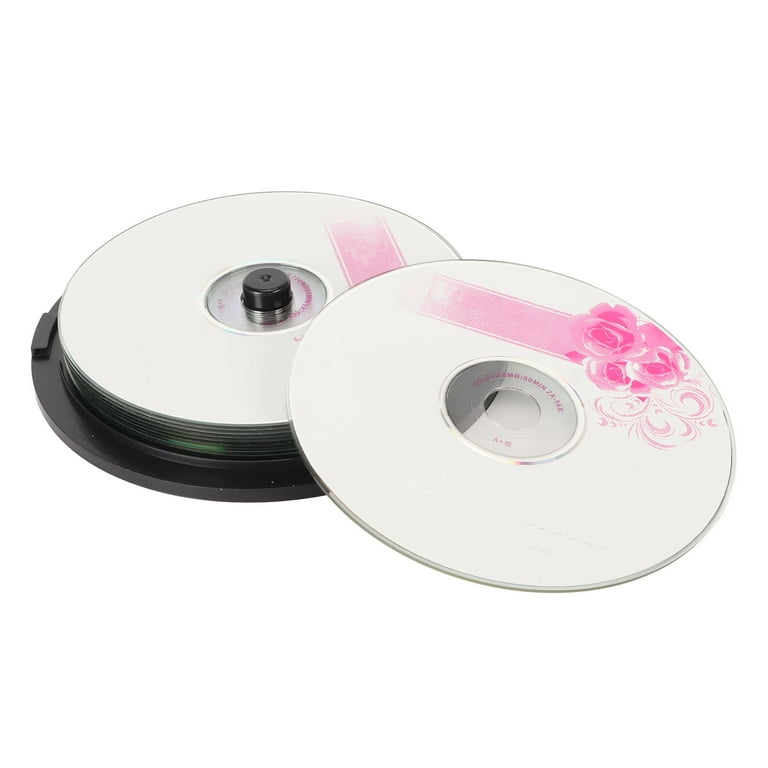 CD R Blank Discs, 52X 700MB Recordable Disc Blank CDs for Burning and Storing Digital Images Music Data Audio Stable Performance