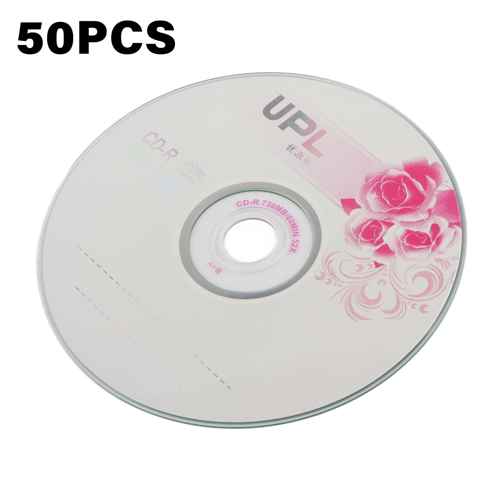 CD R Blank Discs 52X 730MB Recordable Disc Blank CDs for Storing