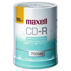 CD-R Discs 700MB/80 min, 48x, Spindle, Printable Matte White, 100/Pack