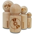 thumbnail image 1 of CD ROM Compact Disk DVD Rubber Stamp for Scrapbooking Crafting Stamping - Mini 1/2 Inch, 1 of 7