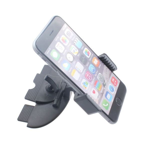 CD Slot Car Mount for Galaxy S23 FE - Holder Cradle Swivel Dock Strong Grip CD Player Slot Compatible With Samsung Galaxy S23 FE