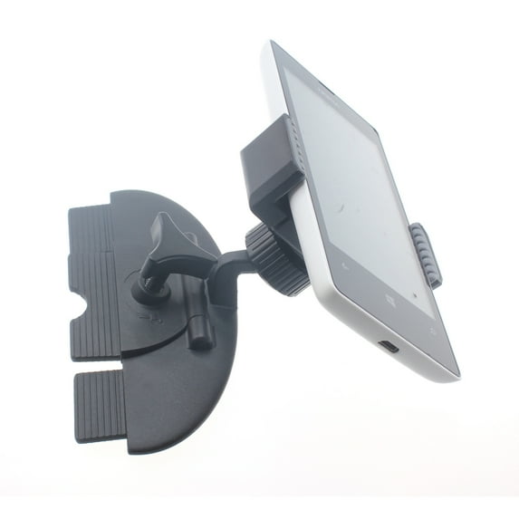 Car Mount for iPhone 14/Pro/Max/Plus - CD Slot Holder Cradle Swivel Dock Strong Grip