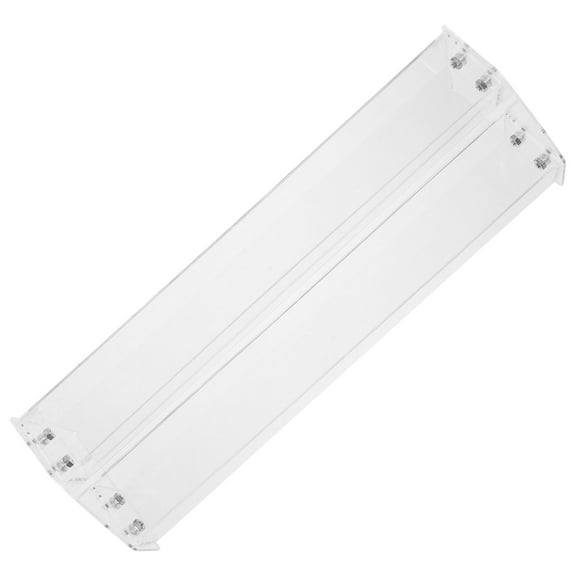 CD Storage Rack Record Display Shelf Acrylic Tiered Greeting Card Holder Compact Disc Organizer Office