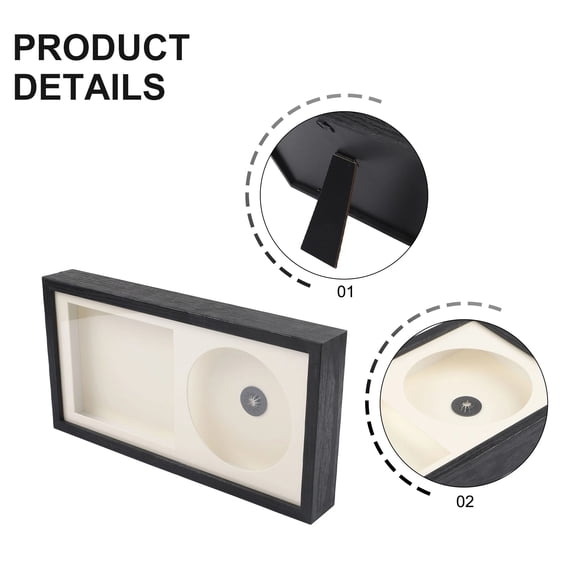 CD display stand with clear dust shield for safe storage and display of CDs and cards adaptable for wall or tabletop placement