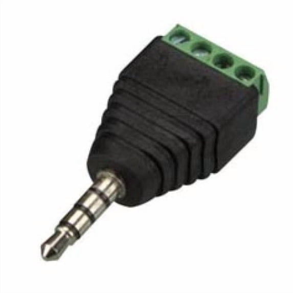 CD027 - AUDIO PL 3.5 STEREO TO 4P SCREW TERMINAL