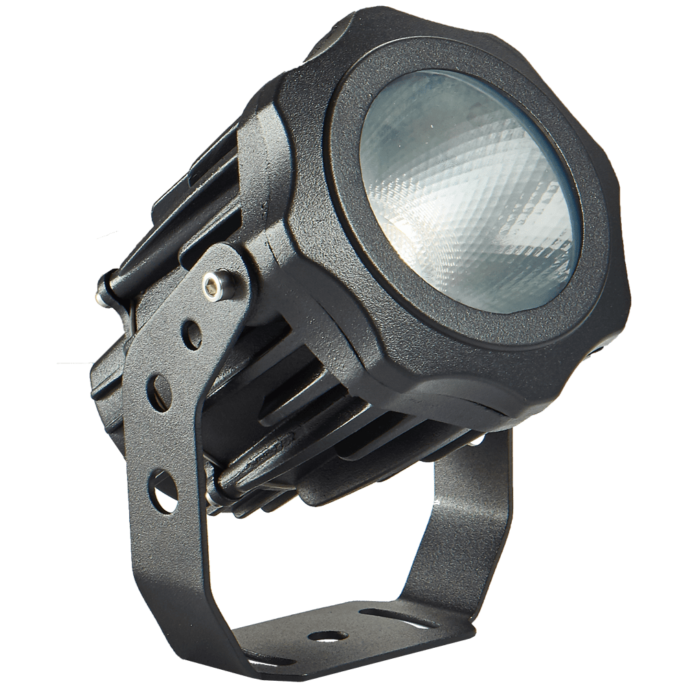 20W Black Cast Aluminum LED Outdoor Spotlight
