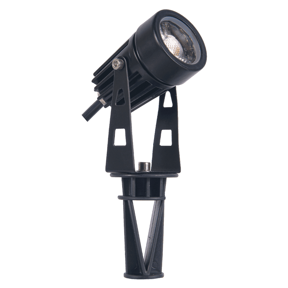 Black 5W LED Waterproof Outdoor Directional Spotlight