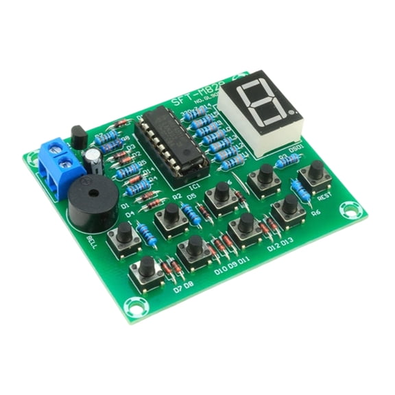 CD4511 8 Channel Digital Display First Responder Kit Fast Reply Prompt Response Electronic Welding Kit For Starter