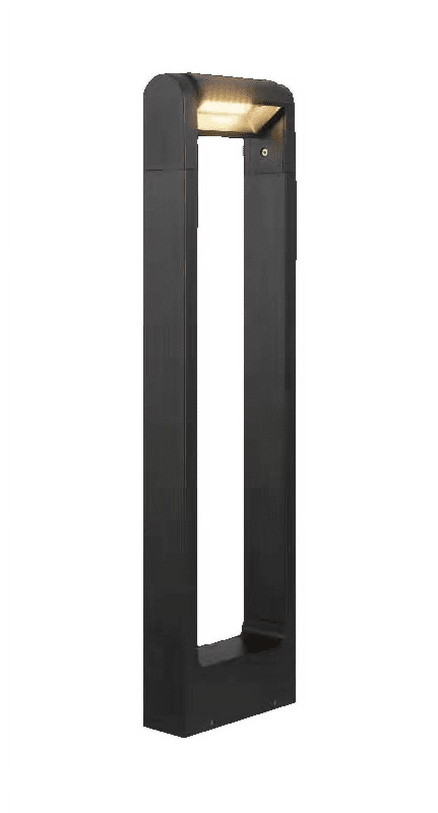 Black Cast Aluminum LED Pathway Bollard Light