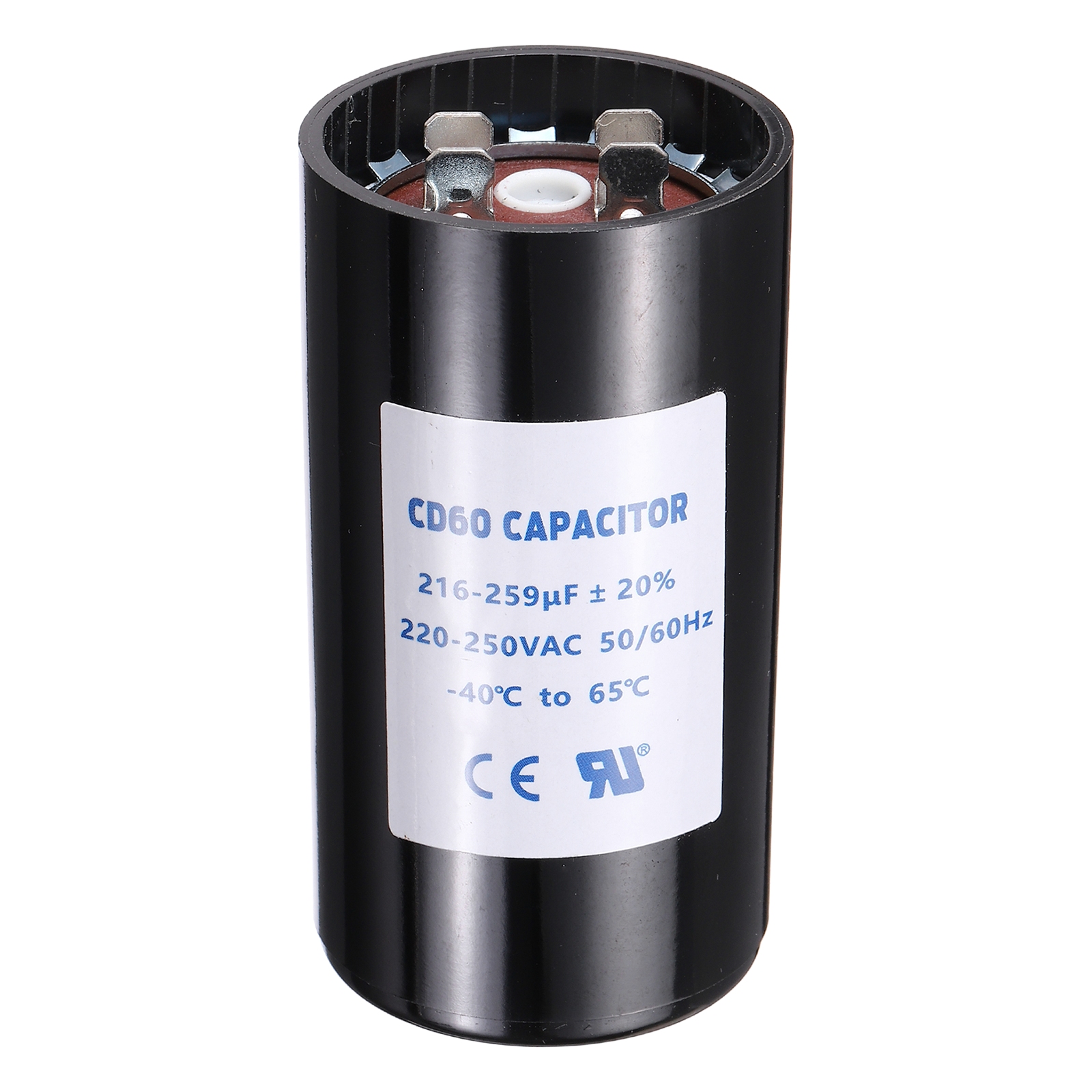 Condensatore Di Avvio CD60 130-156 µF – 125V 50/60Hz, Per Motori Elettrici, Compressori E HVAC