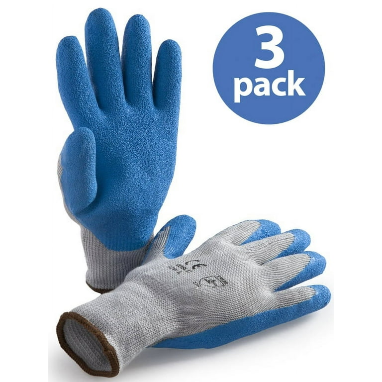 Hands On International Latex Coated Gloves Pair Pack for
