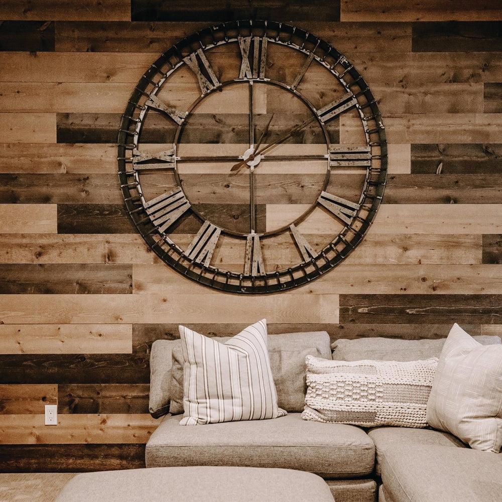 CDA Wood Accent Wall in a Box Brown Tones