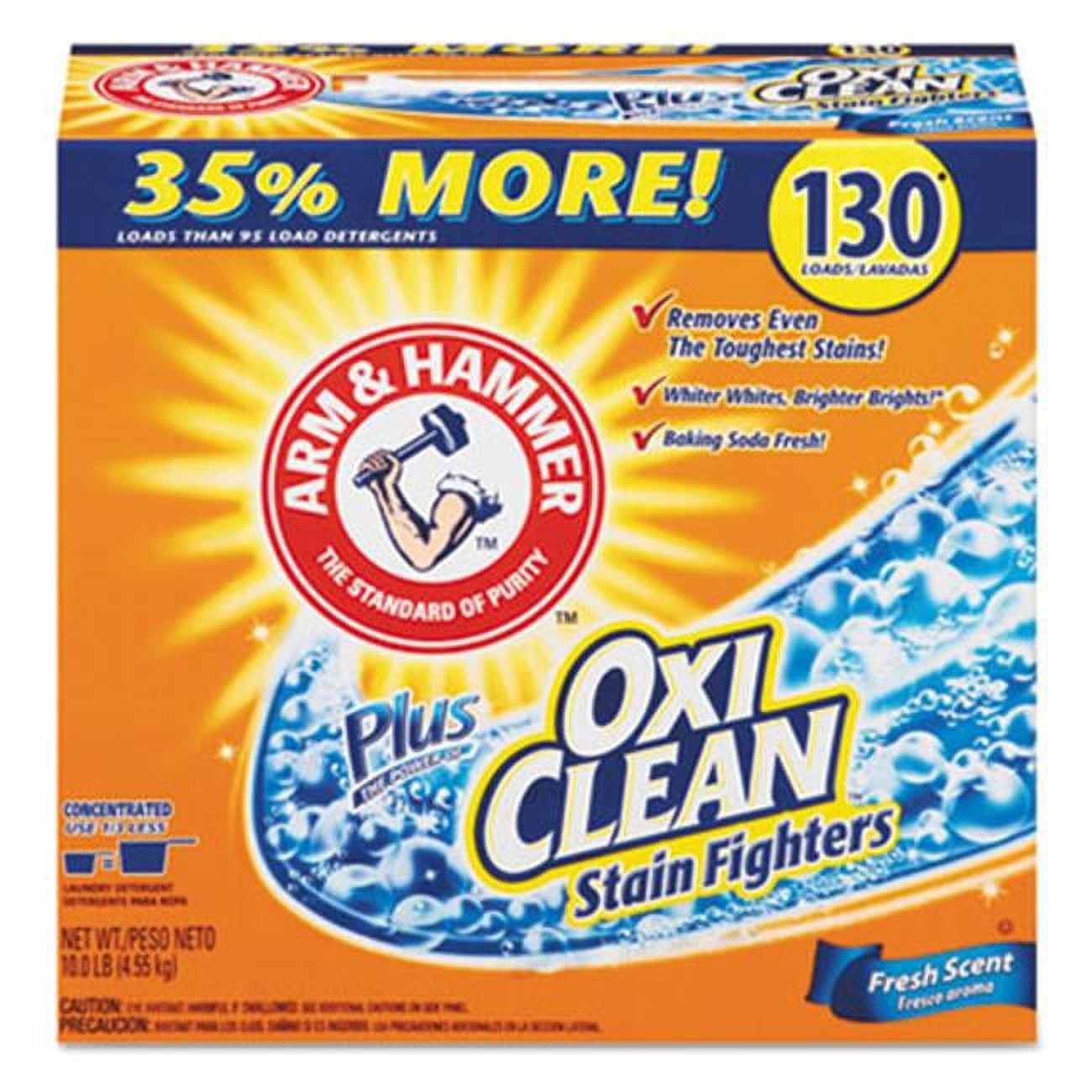 CDC  9.92 lbs Power of Oxi Clean Powder Detergent Box, Fresh