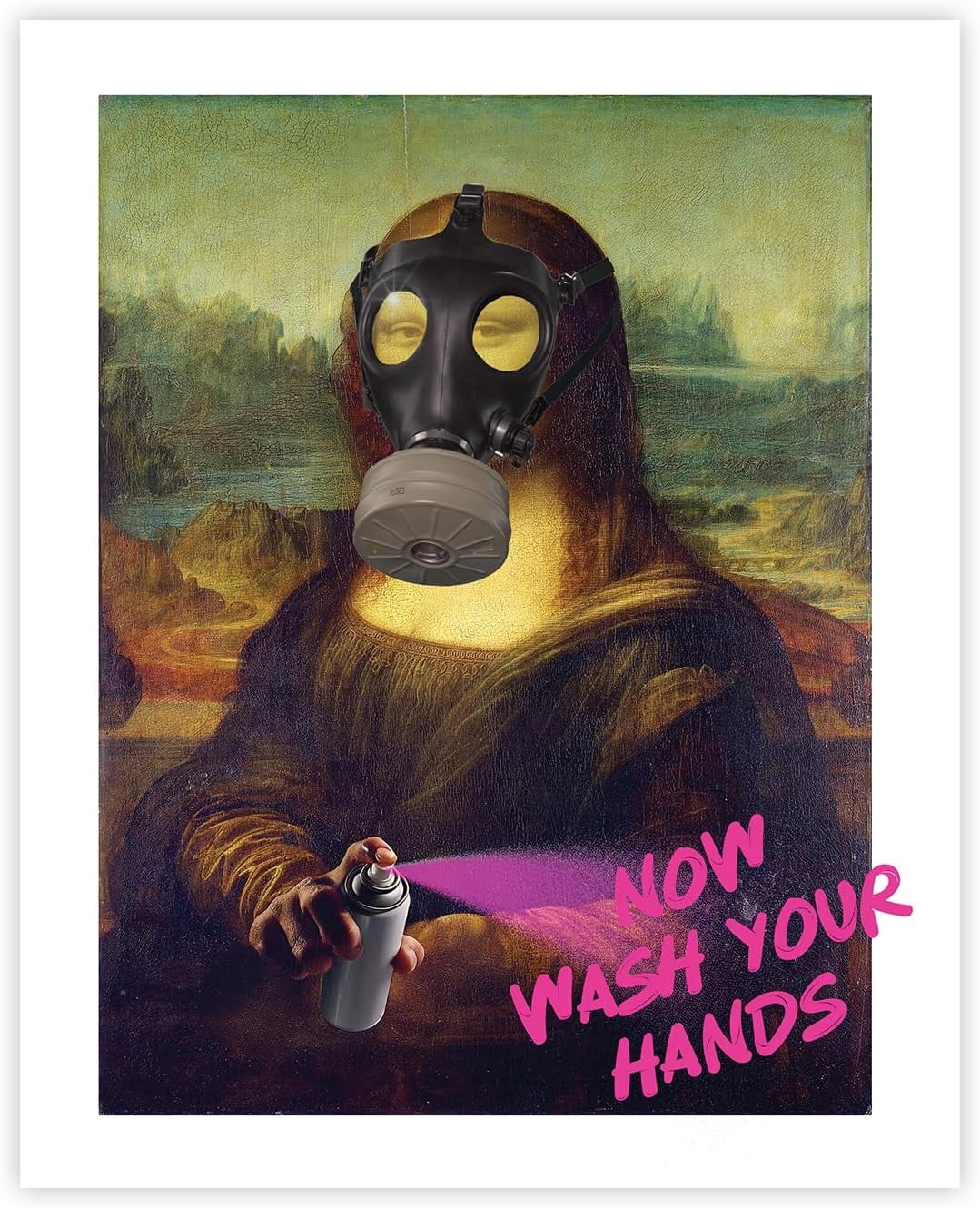 CDDposter Funny Bathroom Wall Art - Now Wash Your Hands - Funny ...