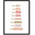 thumbnail image 1 of Inspirational Quotes Wall Art - Motivational Posters for Classroom, Mindfulness Gifts, Self Love Affirmations, Stay Positive, Self Motivation, Insecure (Unframed), 1 of 8