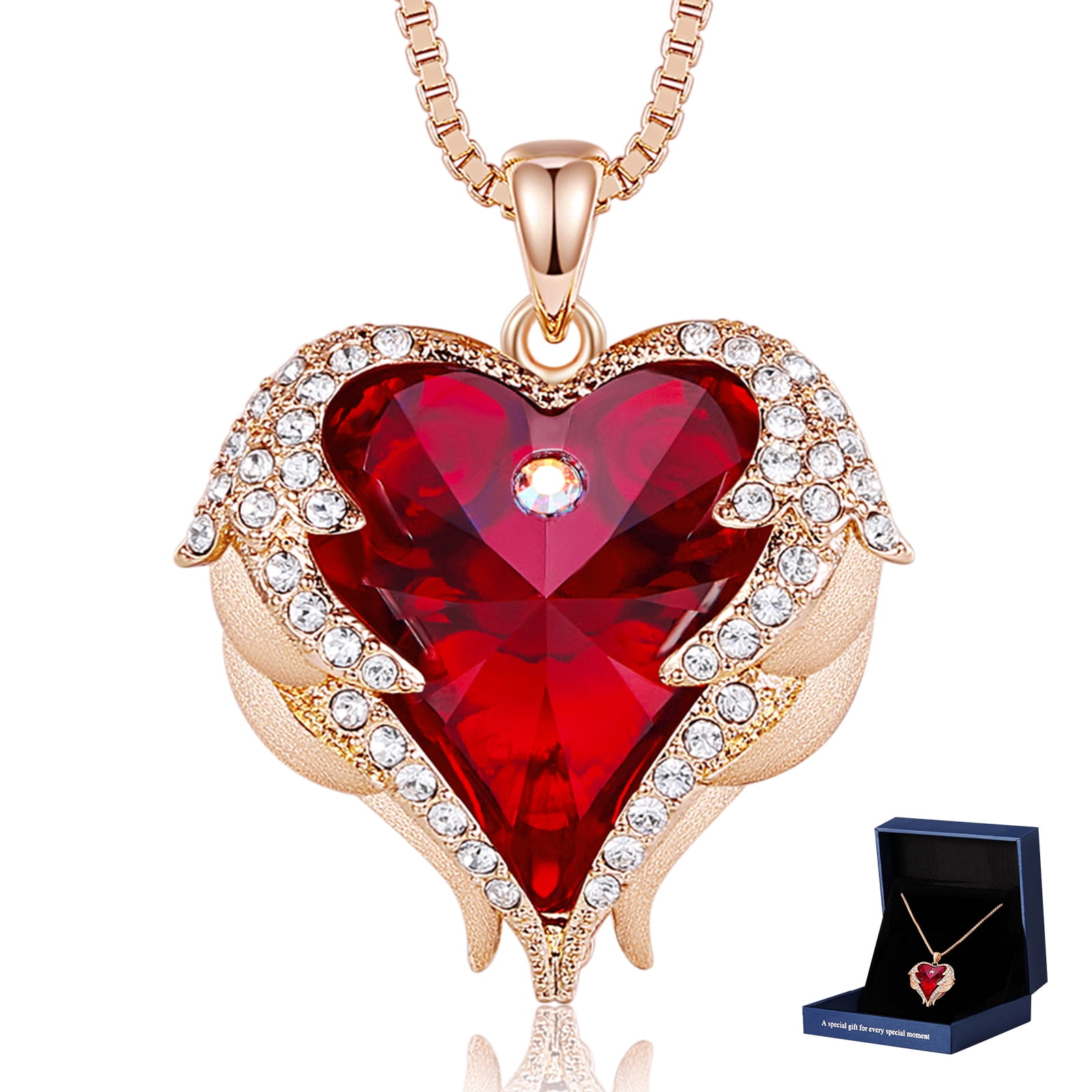 QVY Love Necklace for Women Medallion CZ Halo Eternity Circle Pendant  Mothers Day Gifts Meaningful Jewelry Gift for Her [CN-LV]