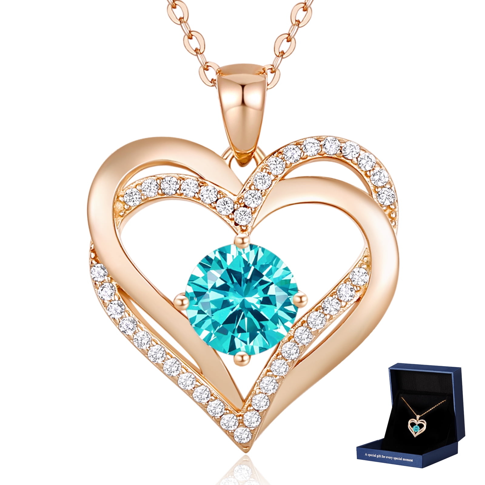 CDE Love Heart Pendant Necklaces for Women 925 Philippines Ubuy