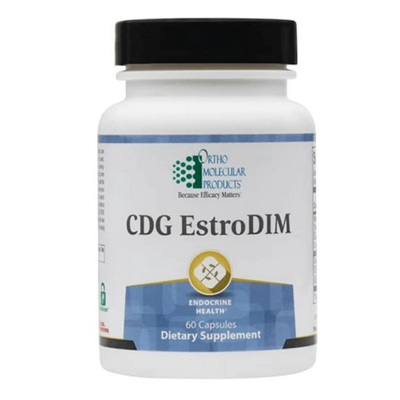 CDG EstroDIM (60ct) by Ortho Molecular Products - Hormone Support with DIM and I3C for Estrogen Balance