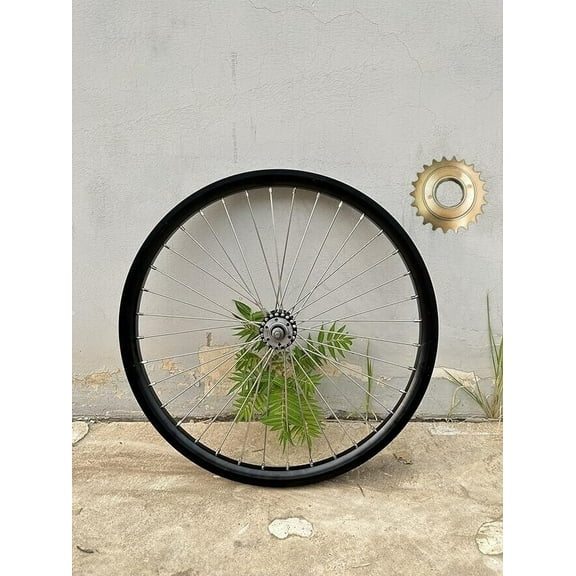 CDH 26" Double Layer Alum Alloy Rear Road Bike Wheel Rear Bicycle Rim & 22T Flywheel