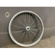 CDH 26"X3.5 Rear Bicycle Wheel Rim 12G & 18T Freewheel, Aluminum Alloy Wheel