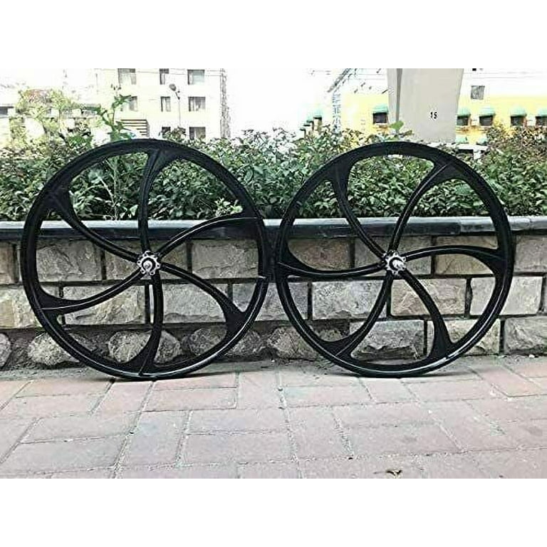 Motorized top bicycle wheels