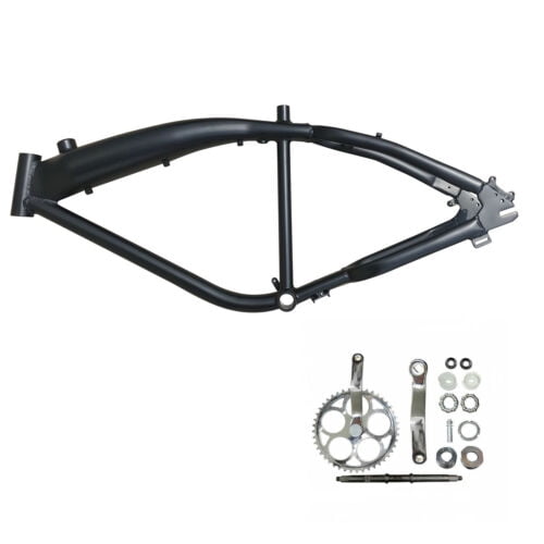 CDHPOWER Black Gas Frame/3.4L Felt Faker Frame and 44T Wide Crank Assembly-3pcs